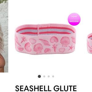 SuzieB Fitness Seashell Glute Band Light/ Medium